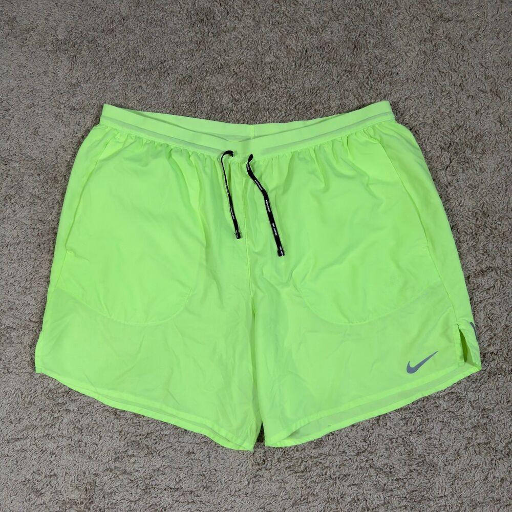 Nike Dri-Fit Flex Stride Running Shorts Mens 2XL Green 7" CJ5459-358 Athletic